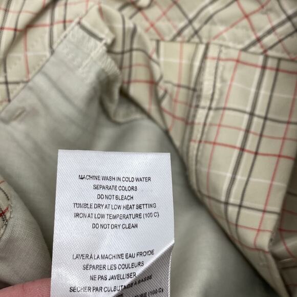 LOLE Khaki Plaid Roll Bermuda Outdoor Active Golf Shorts 10 - Picture 6 of 6